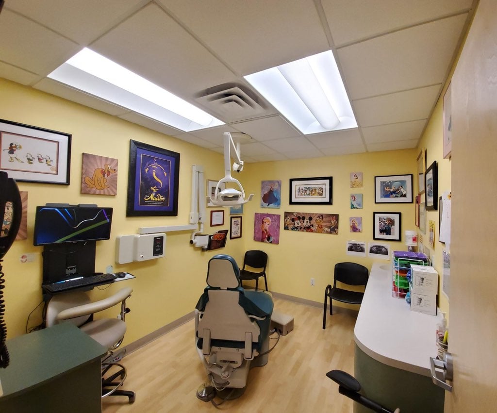 Treatment area at Flanders Pediatric Dentistry